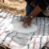 Préparation de la galette des sables ou taguella